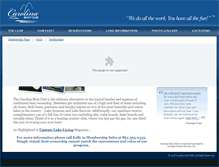 Tablet Screenshot of carolinaboatclub.com